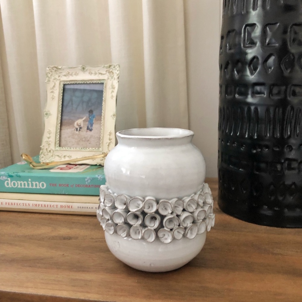 Scalloped Bud Vase